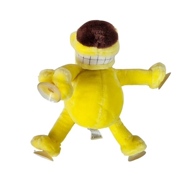 Vintage 1987 Mother Goose & Grimm Yellow Grimmy Dog Stuffed Car Window Cling - Picture 2 of 12